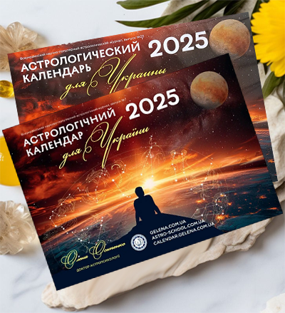 Осипенко Олена "Астрологічний календар для України 2025" (укр.мовою)